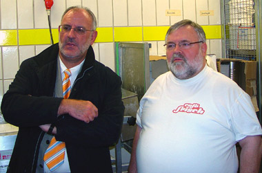Werner Pfisterer MdL auf Nachttour 2006 durch die Stadt Heidelberg