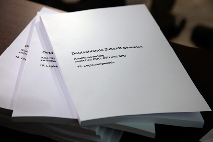 Bundesausschuss der CDU Deutschlands zur Abstimmung über den Koalitionsvertrag zwischen CDU, CSU und SPD. Copyright: CDU Deutschlands.