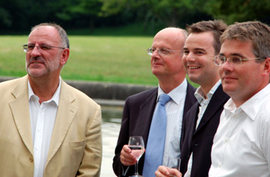 Foto Werner Pfisterer MdL und Minister Prof. Frankenberg