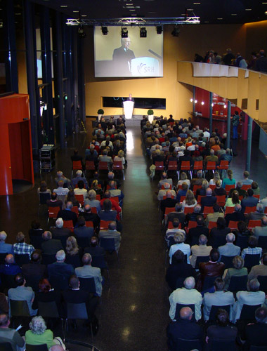 Foto Lothar Späth in Heidelberg am 10. Oktober 2006 - Veranstaltung mit OB-Kandidat Dr. Eckart Würzner