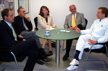 Oberbürgermeisterkandidat Dr. Eckart Würzner besuchte gemeinsam mit Werner Pfisterer MdL das Universitätsklinikum Heidelberg: Gut, dass Sie zu uns kommen!