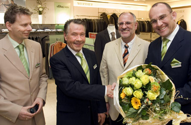 Foto Werner Pfisterer MdL gratulierte Werner Schmitt zum 50jährigen Dienstjubiläum