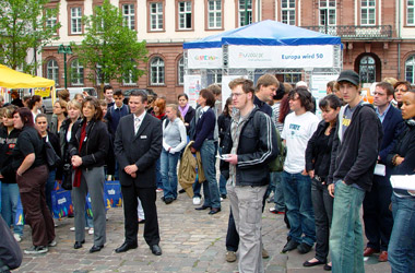 Foto 3 Europa wird 50 - Tour durch 50 Städte - Stopp in Heidelberg am 11. Mai 2007 - Dr. Thomas Ulmer MdEP war vor Ort