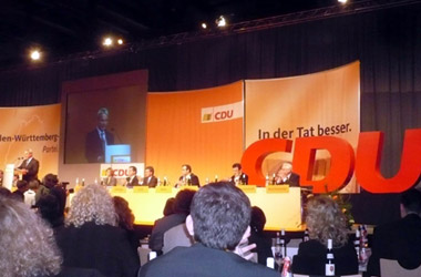 CDU-Landesparteitag in Freiburg 2007