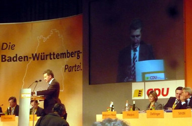 CDU-Landesparteitag in Freiburg 2007