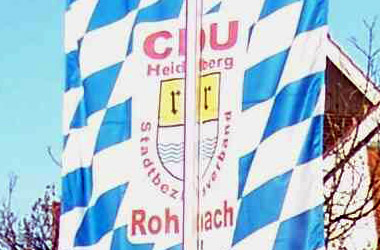 Foto4: Infostand der CDU Rohrbach mit Werner Pfisterer MdL