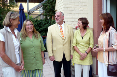 Foto Werner Pfisterer MdL besuchte gemeinsam mit seiner Landtagszweitkandidatin Monika Frey-Eger die Heidelberger AIDS-Hilfe