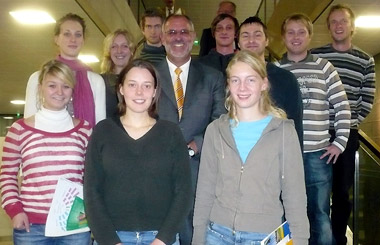 Foto RCDS (Ring Christlich-Demokratischer Studenten) besuchte Werner Pfisterer MdL in Stuttgart
