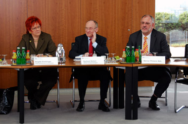 Pressekonferenz Betriebspraktika am 28.02.08 im GENO-Haus