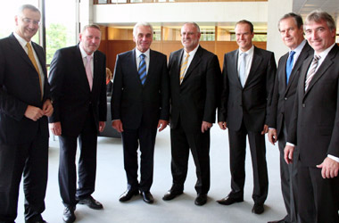 Foto2 Vertreter der Sparkasse Heidelberg zu Gesprächen im Landtag von Baden-Württemberg