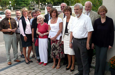 Foto Ministerin Dr. Stolz auf Einladung von Werner Pfisterer MdL in Heidelberg