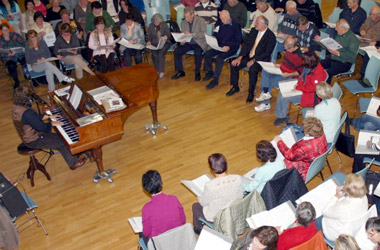 Foto1: Werner Pfisterer MdL besuchte die Chorgemeinschaft Eintracht-Sängerbund 2006 e.V. Heidelberg-Kirchheim