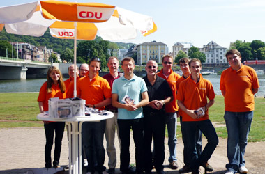 Heidelberg: Werner Pfisterer MdL unterstützte Daniel Caspary MdEP im Europawahlkampf