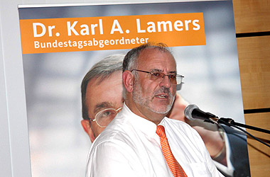 Ortsvorsitzendenkonferenz von Dr. Karl A. Lamers MdB in Hirschberg - Werner Pfisterer MdL: 