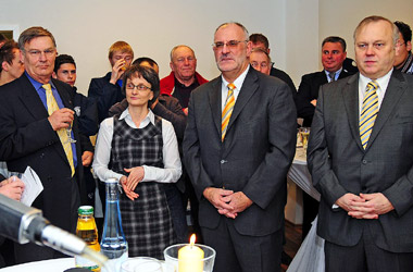 Foto Werner Pfisterer MdL auf dem Neujahrsempfang der SG Heidelberg-Kirchheim