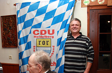 Werner Pfisterer MdL am Stammtisch der CDU Rohrbach