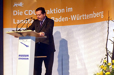 Werner Pfisterer MdL auf dem Bürgerempfang der CDU-Landtagsfraktion BW
