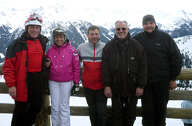 Gemeinsame Skitour in St. Gallenkirch