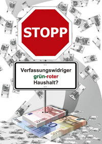 „Haushalt verstößt klar gegen geltendes Recht – einmaliger Vorgang in der Landesgeschichte“ / Grafik: © Gerd Altmann / pixelio.de