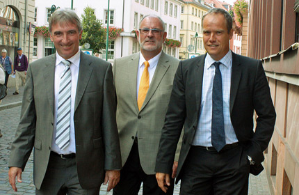 Karl Klein MdL betreut auch den Landtagswahlkreis Heidelberg - Antrittsbesuch bei OB Dr. Eckart Würzner gemeinsam mit Werner Pfisterer