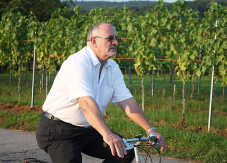 Foto Werner Pfisterer ist gerne mit dem Fahrrad unterwegs