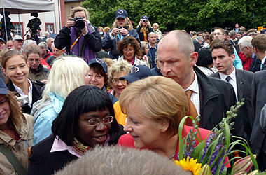 Europawahl 2009: Kundgebung der Vorsitzenden der CDU Deutschlands, Bundeskanzlerin Dr. Angela Merkel MdB, in Heidelberg