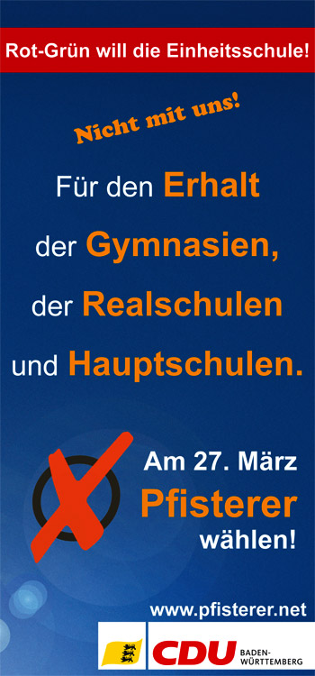 Rot-Grün will mit der Einheitsschule das beste Bildungssytem Deutschlands zerstören!
