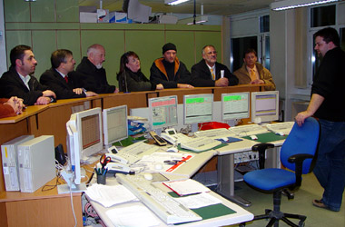 Werner Pfisterer MdL auf Nachttour 2006 durch die Stadt Heidelberg