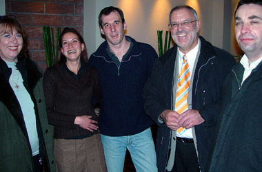 Werner Pfisterer MdL auf Nachttour 2006 durch die Stadt Heidelberg