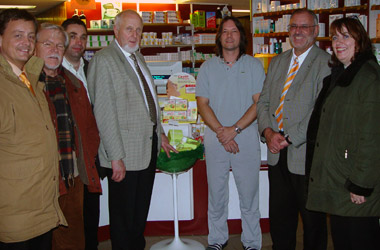 Werner Pfisterer MdL auf Nachttour 2006 durch die Stadt Heidelberg