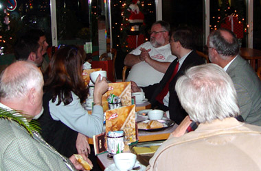 Werner Pfisterer MdL auf Nachttour 2006 durch die Stadt Heidelberg