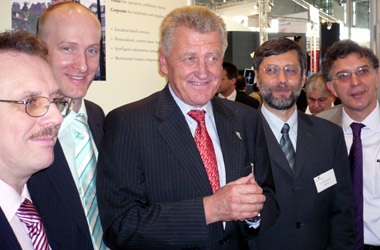 Foto4: MdL Pfisterer mit Minister Pfister auf der CeBIT 2007
