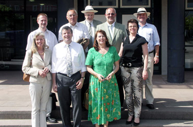 Foto2 CDU-Gemeinderatsfraktion Heidelberg in Eberbach / Gespräch mit Bürgermeister Bernhard Martin