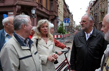 Foto2 Begehung der Weststadt: CDU-Gemeinderatsfraktion, KPV Heidelberg und CDU Weststadt