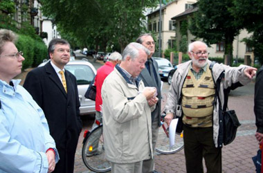Foto5 Begehung der Weststadt: CDU-Gemeinderatsfraktion, KPV Heidelberg und CDU Weststadt