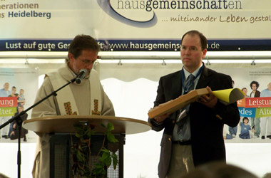 Foto 4  Bundesministerin Ursula von der Leyen zu Besuch in Heidelberg: Mehrgenerationenhaus Heidelberg im bundesweiten Aktionsprogramm Mehrgenerationenhäuser