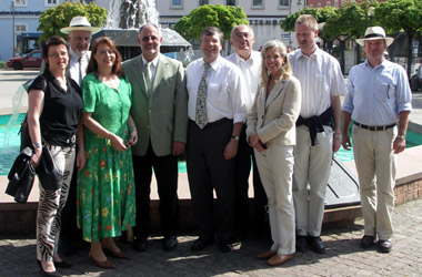 Foto CDU-Gemeinderatsfraktion Heidelberg in Eberbach / Gespräch mit Bürgermeister Bernhard Martin