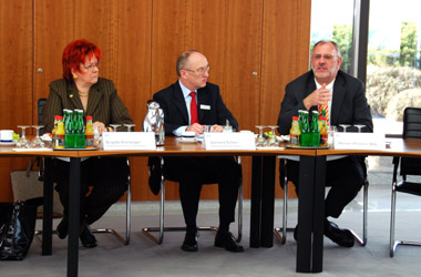 Pressekonferenz Betriebspraktika am 28.02.08 im GENO-Haus