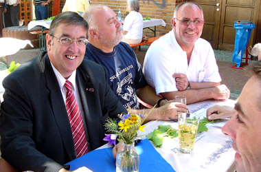 Foto Werner Pfisterer MdL auf der Rohrbacher Weinkerwe