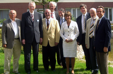 Foto Ministerin Dr. Stolz auf Einladung von Werner Pfisterer MdL in Heidelberg