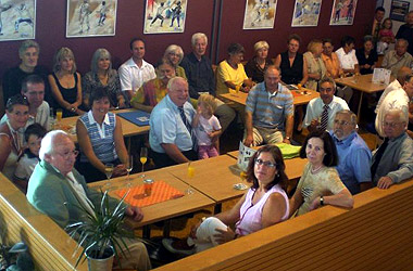 Foto Heidelberger KuSs - Kunst- und Sportschau - Vernissage mit Bodo Bremer im Fitropolis der TSG Rohrbach