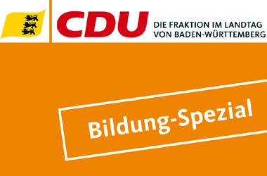 Button Werner Pfisterer MdL berichtet aktuell aus der CDU-Landtagsfraktion: Sondernewsletter Bildung