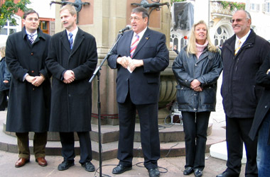 Foto1 Tag der Deutschen Einheit: CDU feierte traditionell auf dem Kornmarkt