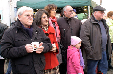 Foto Werner Pfisterer MdL auf dem Rohrbacher Weihnachtsmarkt 2008