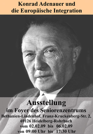 Plakat Konrad Adenauer