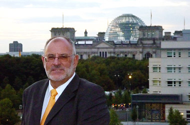 Foto Werner Pfisterer MdL auf der IFA in Berlin