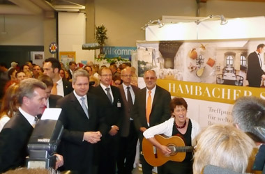 Foto: Werner Pfisterer MdL auf dem Mannheimer Maimarkt 2009