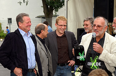 Festwochenende: 130 Jahre SG Kirchheim - Fassanstich durch Stadtrat Werner Pfisterer MdL