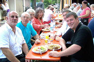 Werner Pfisterer MdL und Dr. Karl A. Lamers MdB auf dem Sommerfest der CDU Leimen