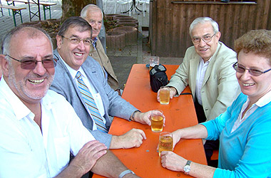 Werner Pfisterer MdL und Dr. Karl A. Lamers MdB auf dem Sommerfest der CDU Leimen